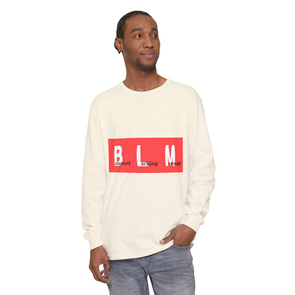 BLM Long Sleeve T-Shirt for Unisex, Comfortable Casualwear, Meaningful Gift, Everyday Wear