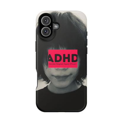 Impact resistant phone case strong enough for ADHD (Over-Focus Pink)
