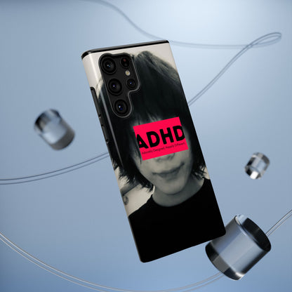 Impact resistant phone case strong enough for ADHD (Over-Focus Pink)