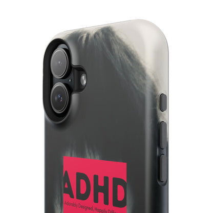 Impact resistant phone case strong enough for ADHD (Over-Focus Pink)