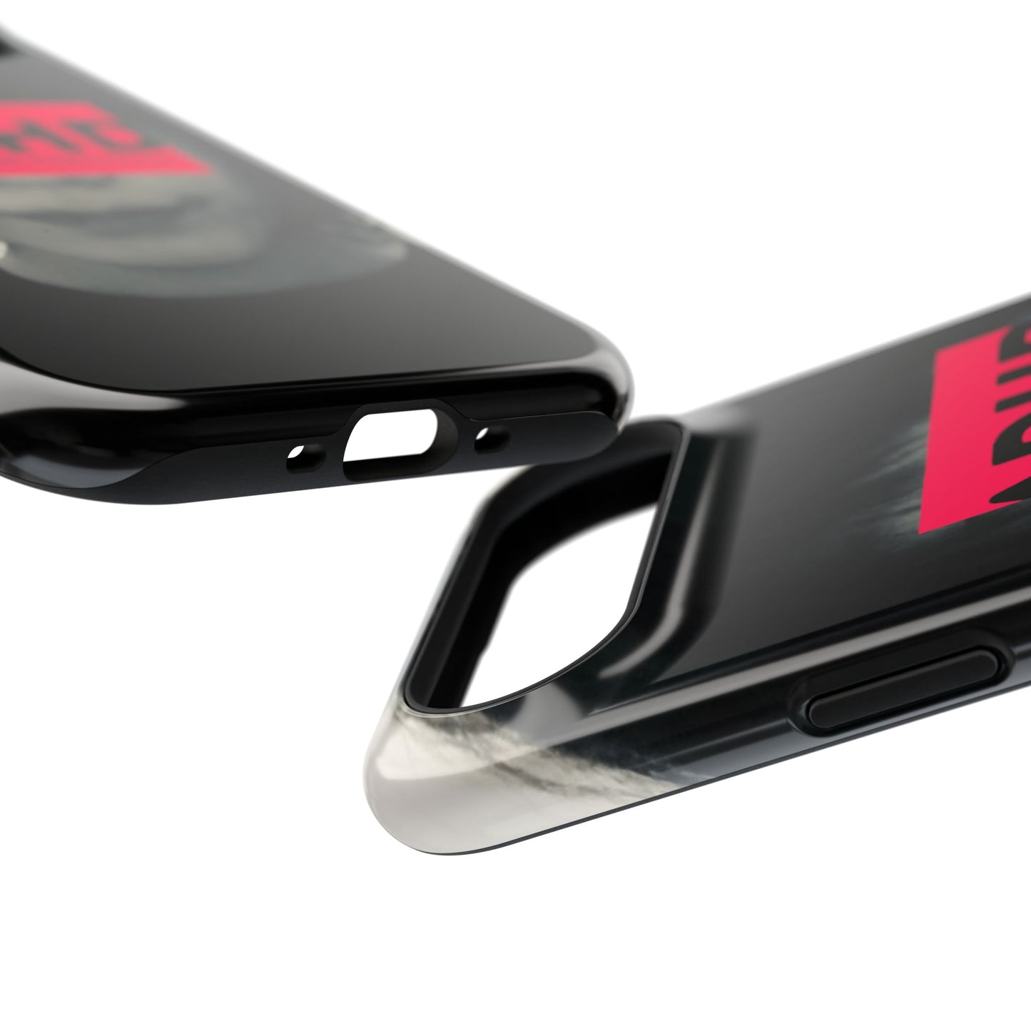 Impact resistant phone case strong enough for ADHD (Over-Focus Pink)