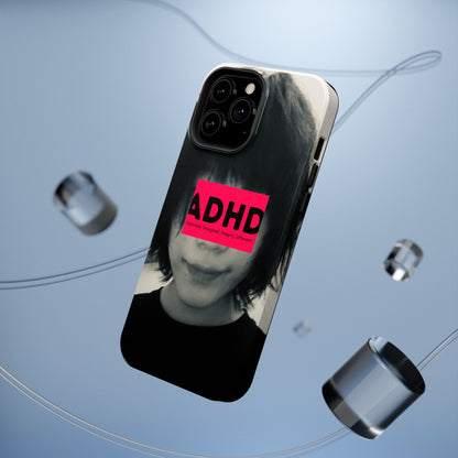 Impact resistant phone case strong enough for ADHD (Over-Focus Pink)
