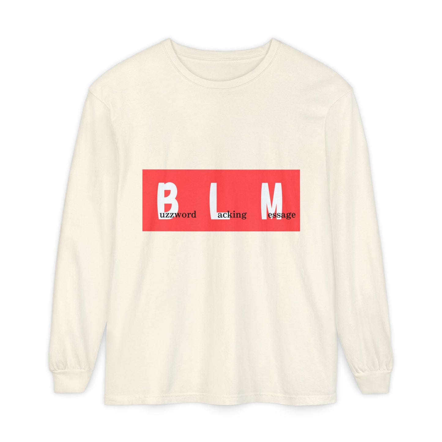 BLM Long Sleeve T-Shirt for Unisex, Comfortable Casualwear, Meaningful Gift, Everyday Wear