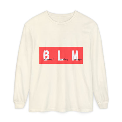 BLM Long Sleeve T-Shirt for Unisex, Comfortable Casualwear, Meaningful Gift, Everyday Wear