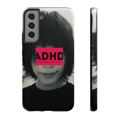 Impact resistant phone case strong enough for ADHD (Over-Focus Pink)