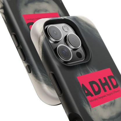 Impact resistant phone case strong enough for ADHD (Over-Focus Pink)