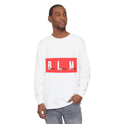 BLM Long Sleeve T-Shirt for Unisex, Comfortable Casualwear, Meaningful Gift, Everyday Wear