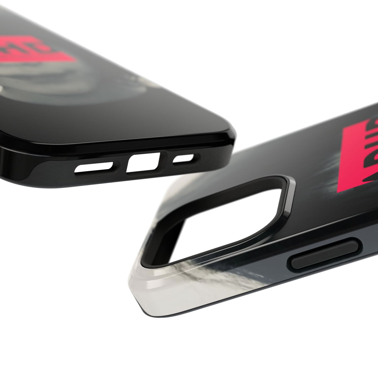 Impact resistant phone case strong enough for ADHD (Over-Focus Pink)