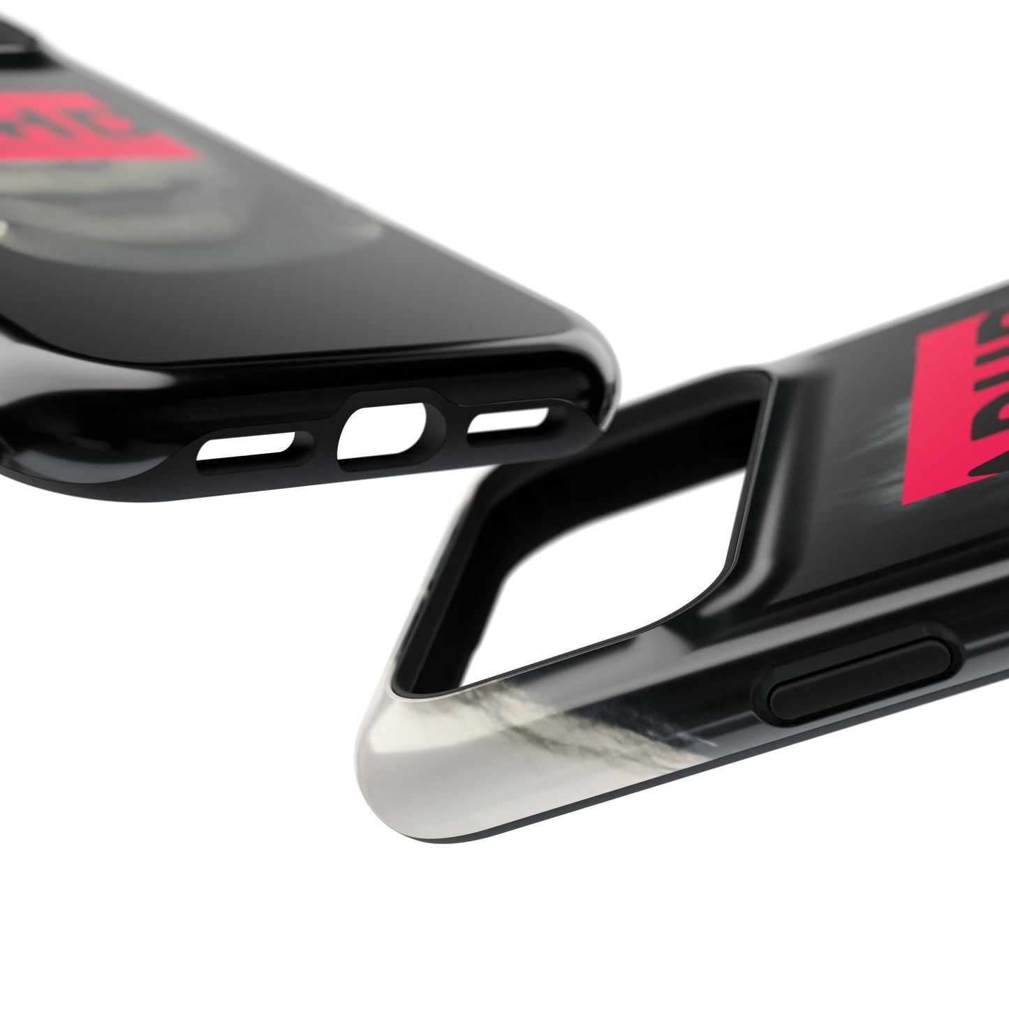 Impact resistant phone case strong enough for ADHD (Over-Focus Pink)