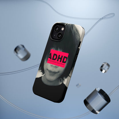 Impact resistant phone case strong enough for ADHD (Over-Focus Pink)