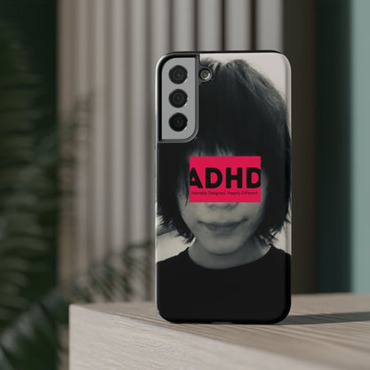Impact resistant phone case strong enough for ADHD (Over-Focus Pink)