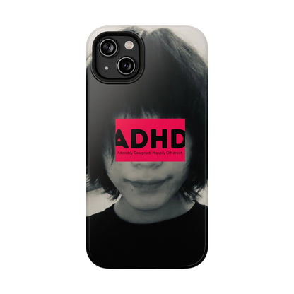 Impact resistant phone case strong enough for ADHD (Over-Focus Pink)