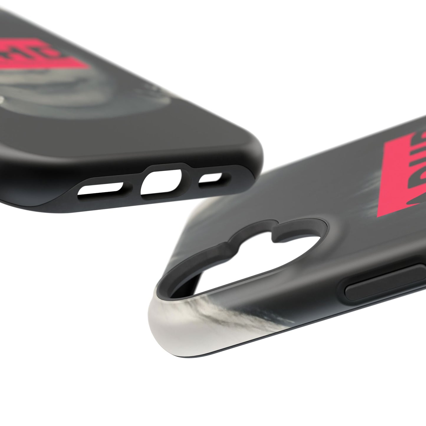 Impact resistant phone case strong enough for ADHD (Over-Focus Pink)