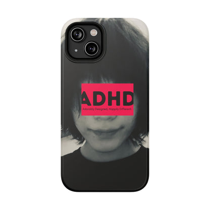 Impact resistant phone case strong enough for ADHD (Over-Focus Pink)