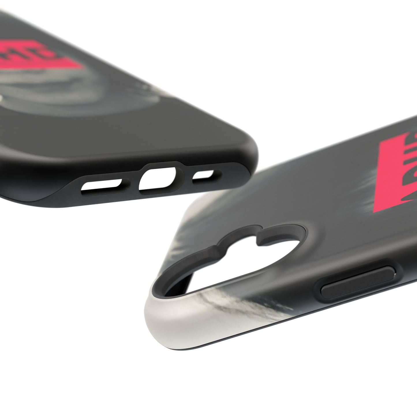 Impact resistant phone case strong enough for ADHD (Over-Focus Pink)