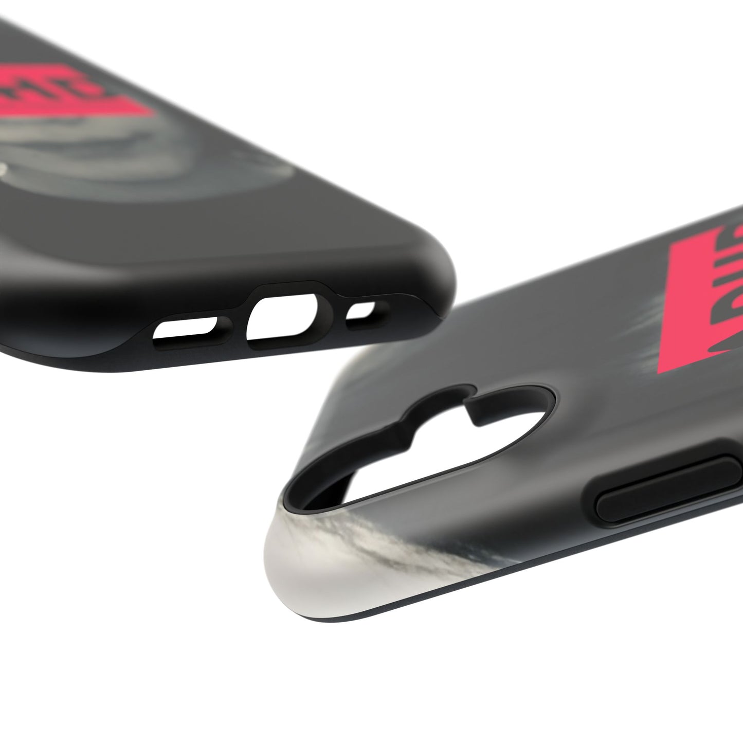 Impact resistant phone case strong enough for ADHD (Over-Focus Pink)