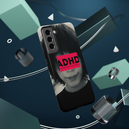 Impact resistant phone case strong enough for ADHD (Over-Focus Pink)