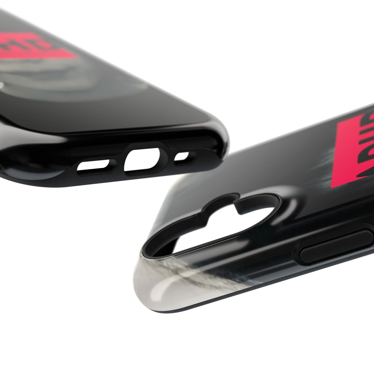 Impact resistant phone case strong enough for ADHD (Over-Focus Pink)