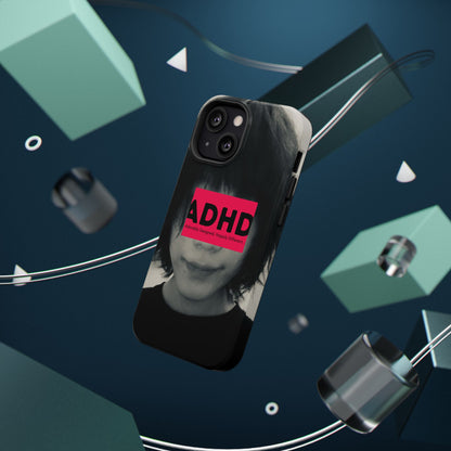Impact resistant phone case strong enough for ADHD (Over-Focus Pink)