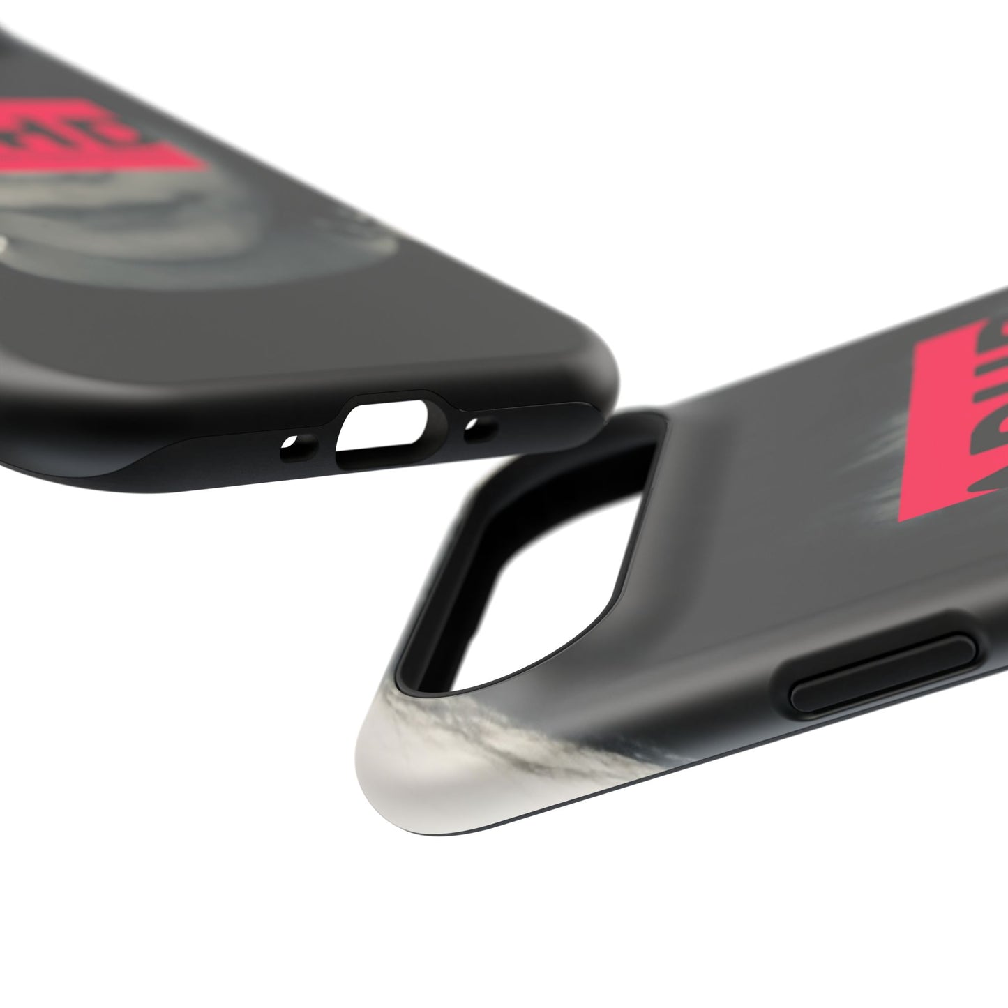 Impact resistant phone case strong enough for ADHD (Over-Focus Pink)