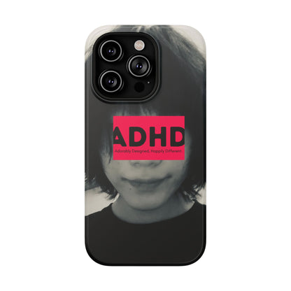 Impact resistant phone case strong enough for ADHD (Over-Focus Pink)