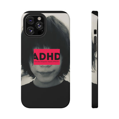 Impact resistant phone case strong enough for ADHD (Over-Focus Pink)