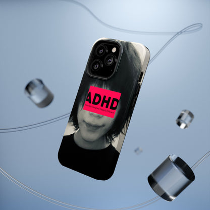 Impact resistant phone case strong enough for ADHD (Over-Focus Pink)