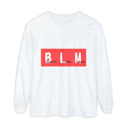 BLM Long Sleeve T-Shirt for Unisex, Comfortable Casualwear, Meaningful Gift, Everyday Wear