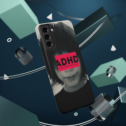 Impact resistant phone case strong enough for ADHD (Over-Focus Pink)