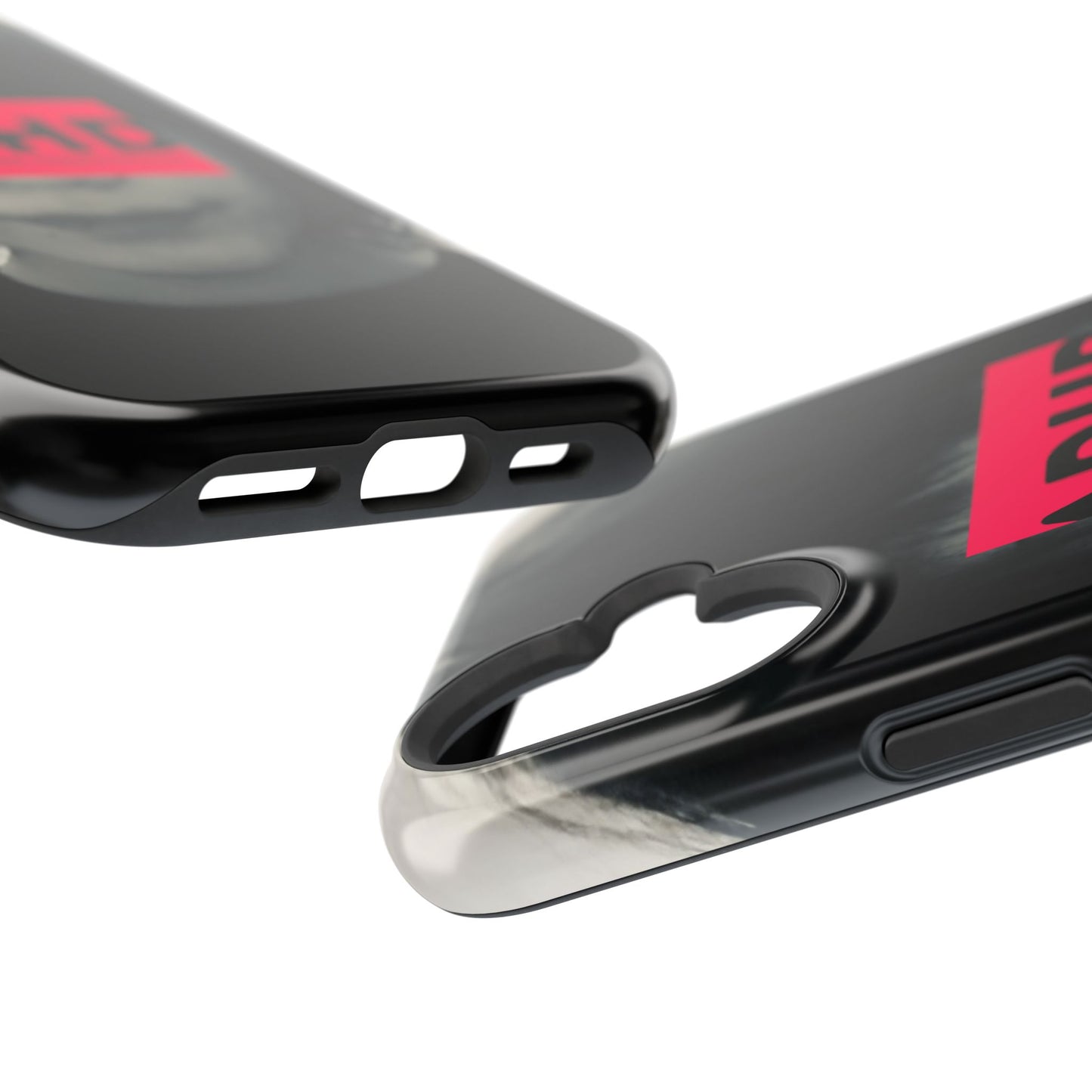 Impact resistant phone case strong enough for ADHD (Over-Focus Pink)