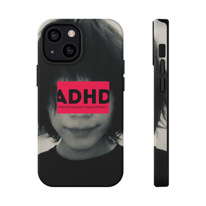 Impact resistant phone case strong enough for ADHD (Over-Focus Pink)