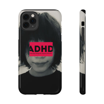 Impact resistant phone case strong enough for ADHD (Over-Focus Pink)