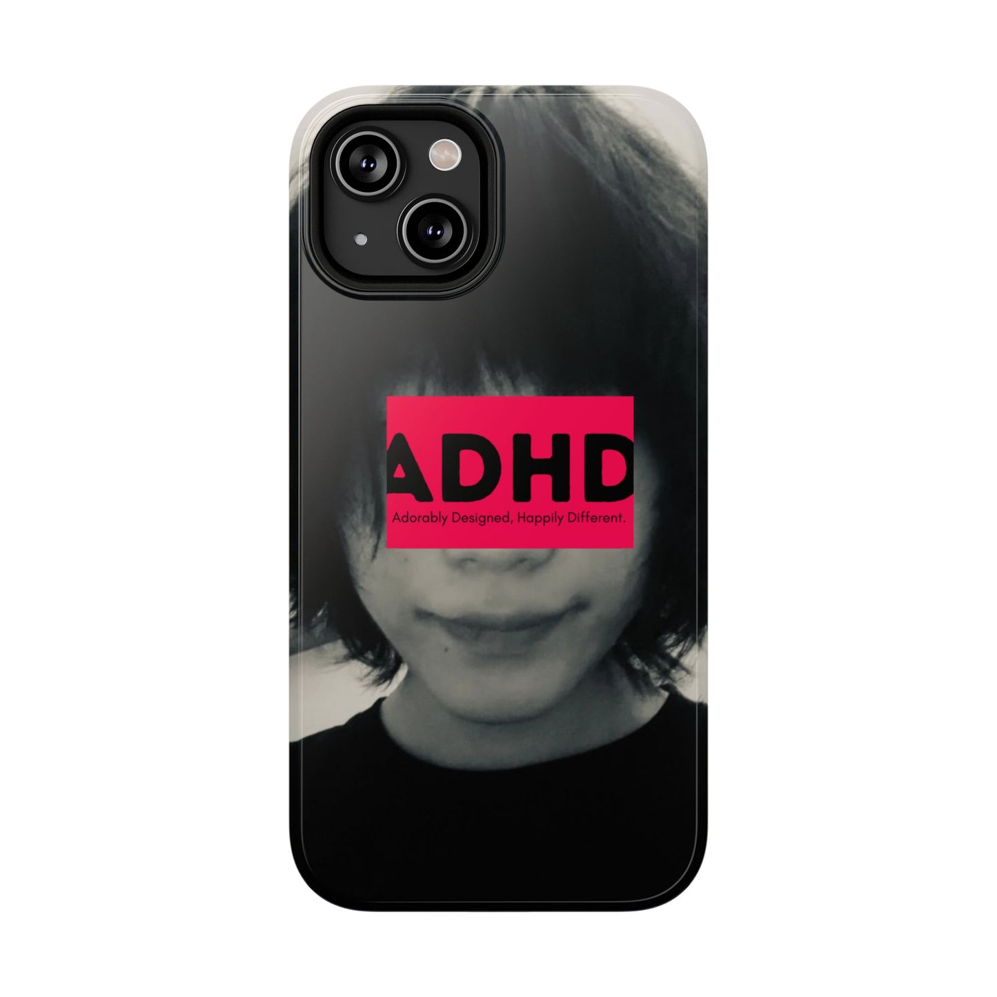Impact resistant phone case strong enough for ADHD (Over-Focus Pink)