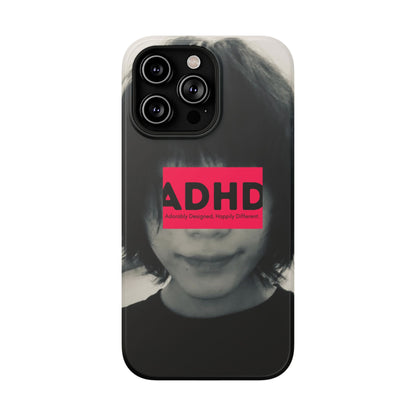 Impact resistant phone case strong enough for ADHD (Over-Focus Pink)